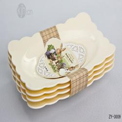 波比大號(hào)花邊長(zhǎng)方餐盤(pán)