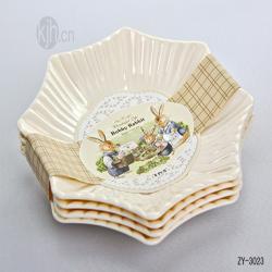 波比中號(hào)星星餐盤(pán)（4pcs