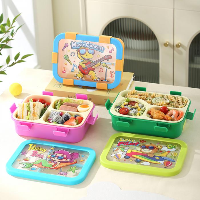 星樂(lè)便當(dāng)盒PP/卡通款 下單可選(三格700ml)/