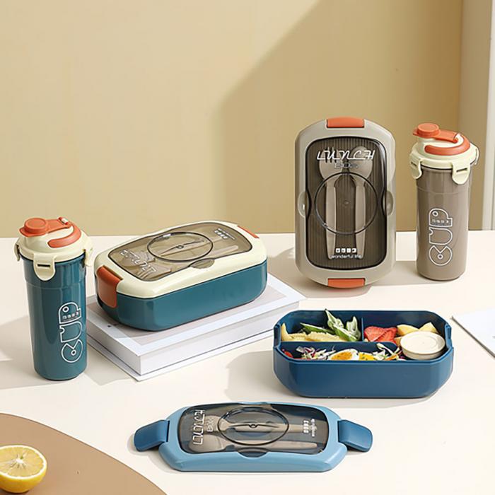 北歐汽車型飯盒套裝(飯盒750ML+水杯450ml)